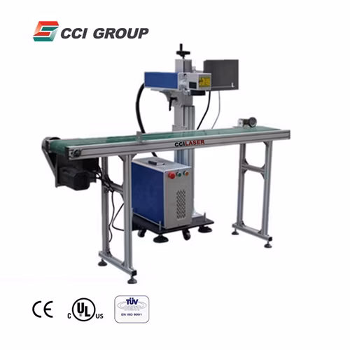 Faith 20/30/50/80W/100W 3D Color CO2 UV Fiber Production Line Galvo Fiber Laser Printer Marking CNC Engraving Machine for PVC PE Pipe