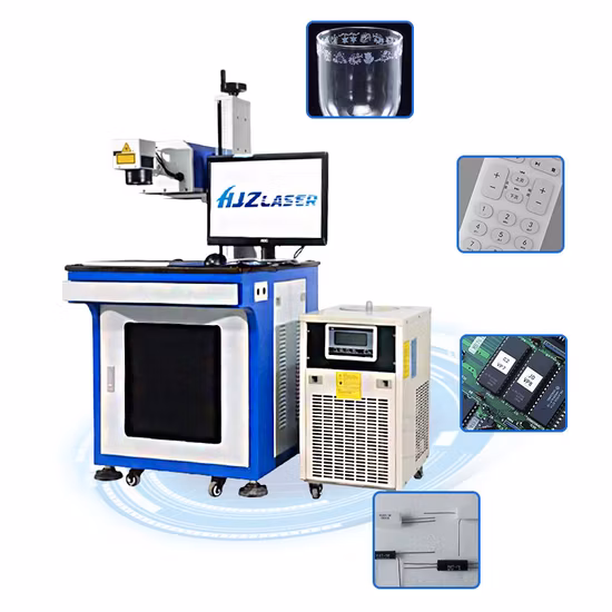 Macchina per scrivere e marcare la vita della cintura diamantata laser UV